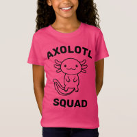 Drôle de groupe de jolis Axolotls fête modifiable
