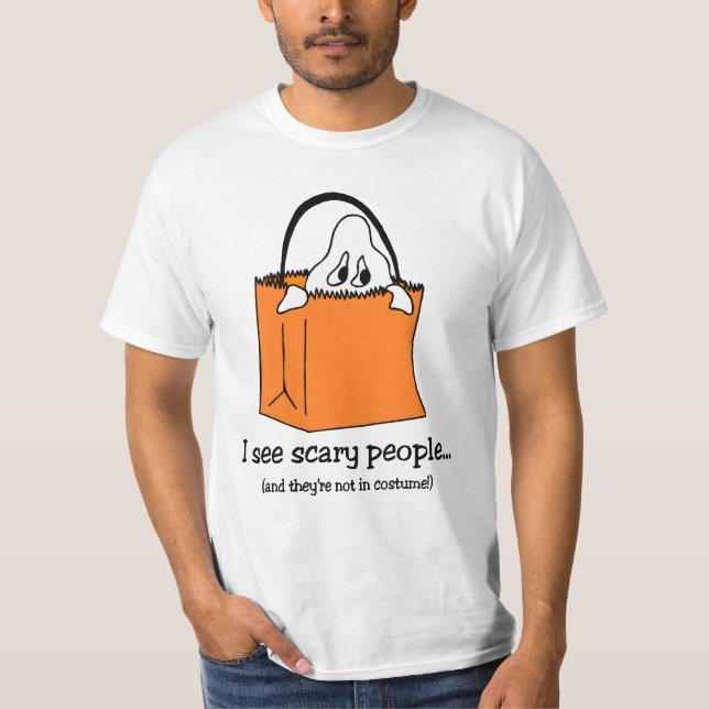 T-shirt drôle de Halloween (Devant)