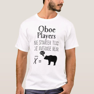 T-shirt drôle de hautbois - ours moyen