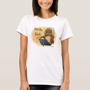 T-Shirt Drôle de Hibou Bach