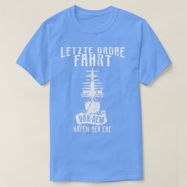 T-shirt Drôle de JGA enterrement de vie de garçon Femmes H (Design devant)