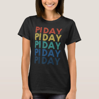 T-shirt Drôle de jour de Pi Prof de maths Cool Amateur de