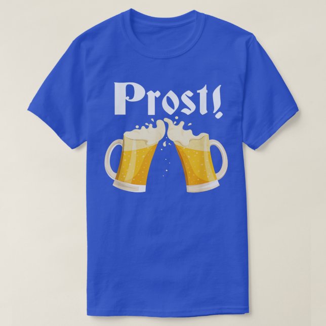 T-shirt Drôle de la bière Prost Américain Allemand Drapeau (Design devant)