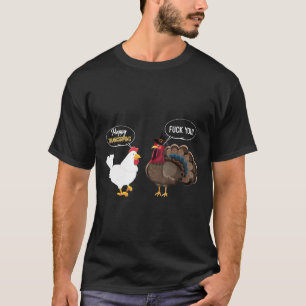 T-shirt Drôle De La Turquie Et Du Poulet, Un Don De Costu
