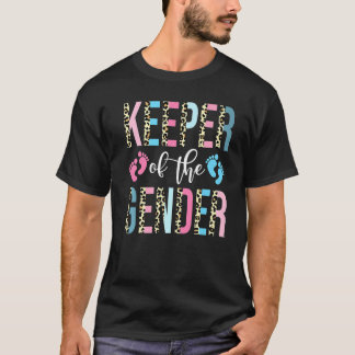 T-shirt Drôle de léopard rose ou bleu, gardien mignon du s