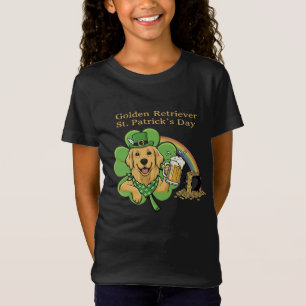 T-Shirt Drôle de Lepréchaun de la Saint-Patrick Retriever 