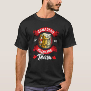 T-shirt Drôle de l'équipe canadienne de la boisson Maple L