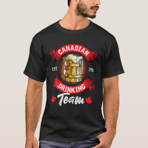 T-shirt Drôle de l'équipe canadienne de la boisson Maple L
