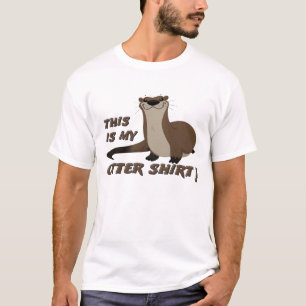 T-shirt drôle de loutre