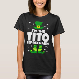 T-shirt Drôle de lutin irlandais Tito Joyeux jour de la Sa