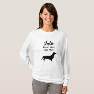 T-shirt drôle de Maman de teckel depuis longtemps
