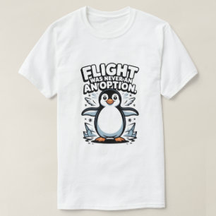 T-shirt drôle de manchot "Volter n'a jamais été un