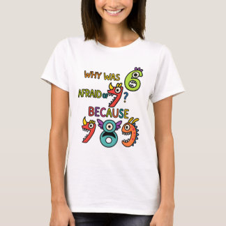 T-shirt drôle de maths 7 8 9 pour les enseignants 