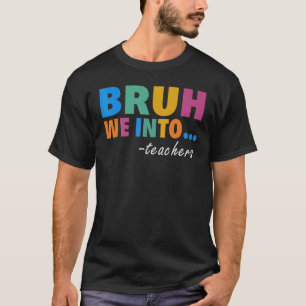 T-shirt Drôle de mec on est heureux premier jour d'école E
