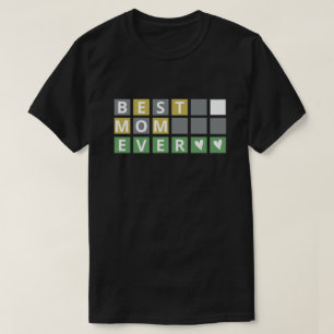 T-shirt Drôle de Meilleure Maman - Wordle Maman