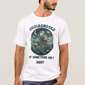 T-shirt drôle de mème d'animal non diagnostiqué