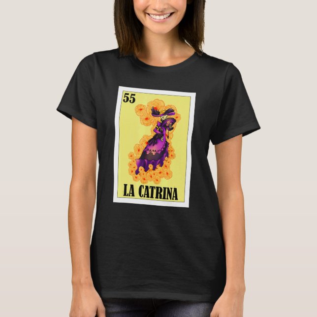 T-shirt Drôle de Mexicain - La Catrina (Devant)