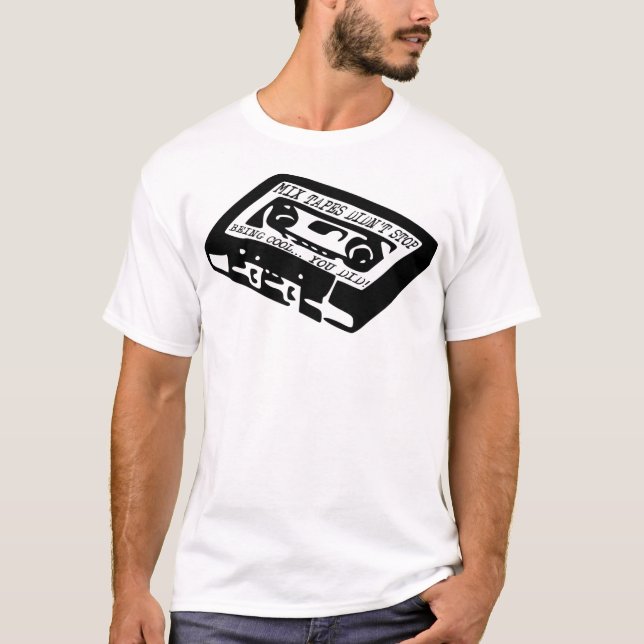 T-Shirt Drôle de Mix Tapes (Devant)