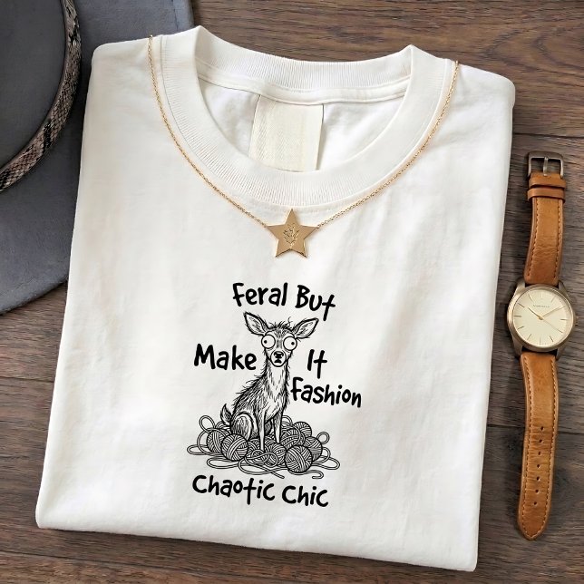 T-shirt drôle de mode de cerf sauvage (Créateur téléchargé)