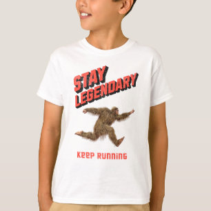 T-shirt Drôle de motivation de course de Bigfoot