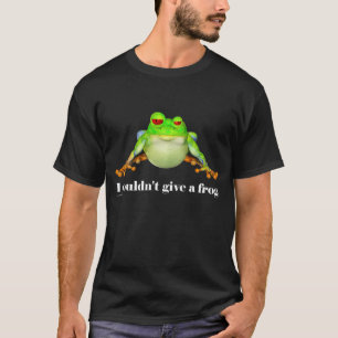 T-shirt Drôle de ne pas donner un dessin de grenouille