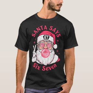 T-shirt Drôle de Noël 67 Mème Cerveau Pourri Père Noël Xma