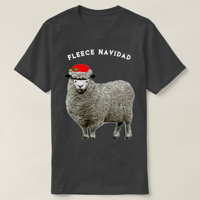T-shirt drôle de Noël Feliz Navidad (Design devant)