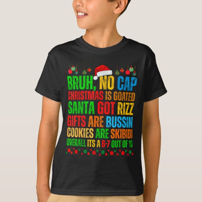 T-shirt Drôle de Noël Génération Scolaire Alpha Gen A Argo (Devant)