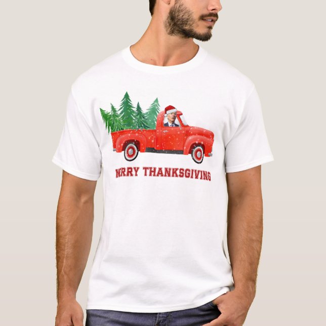 T-shirt drôle de Noël Joe Biden  (Devant)