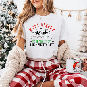 T-shirt Drôle de Noël le plus susceptible de figurer sur l