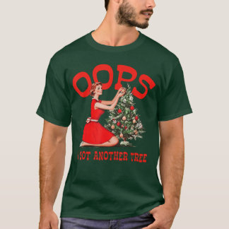 T-shirt Drôle de Noël Rétro Oups J'en Ai Eu Un Autre rétro