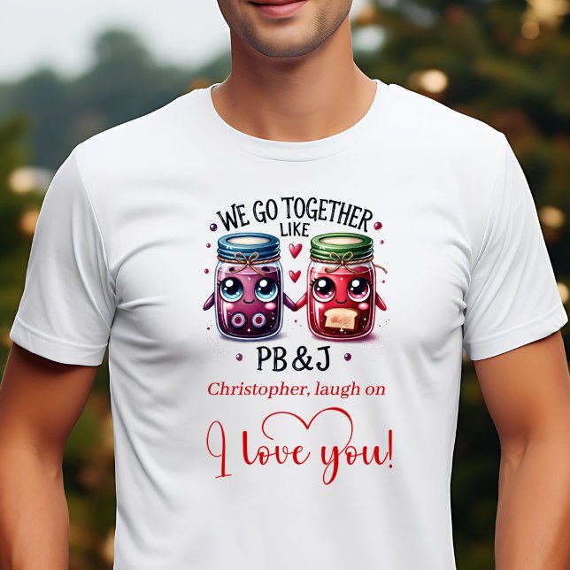 T-shirt drôle de nourriture citation d'amour Saint (Funny Food Love Quote Valentine Gift Men T-Shirt)