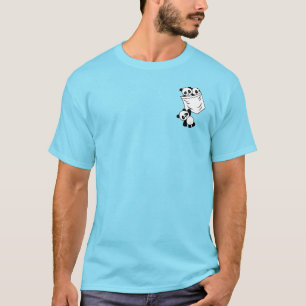 T-shirt drôle de panda de poche, Panda mignon