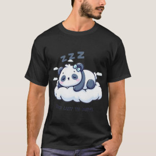 T-shirt drôle de panda paresseux