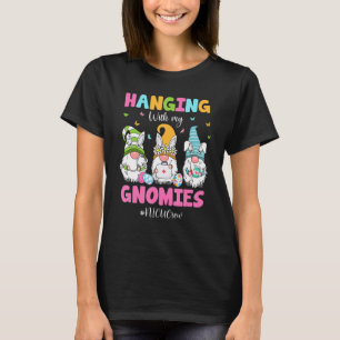 T-shirt Drôle De Panser Avec Mes Gnomies Nicu Crew Nurse