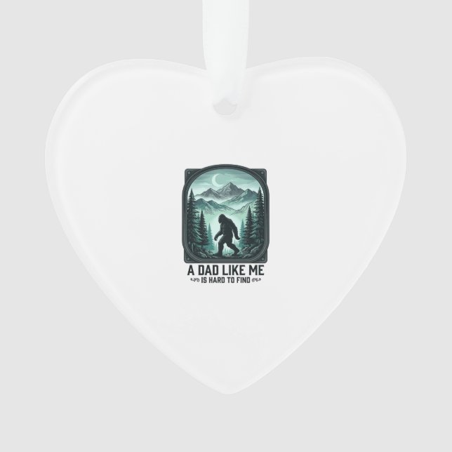 T-shirt drôle de papa Bigfoot Gravure vintage pour (devant)