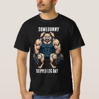 T-shirt drôle de Pâques pour gym Certains lapins o