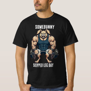 T-shirt drôle de Pâques pour gym Certains lapins o
