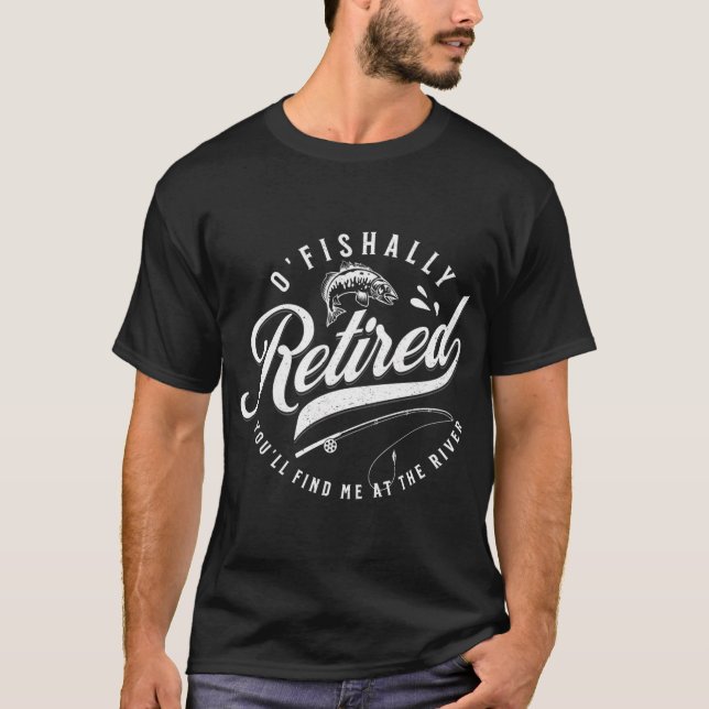 T-shirt drôle de pêche à la mouche (Devant)