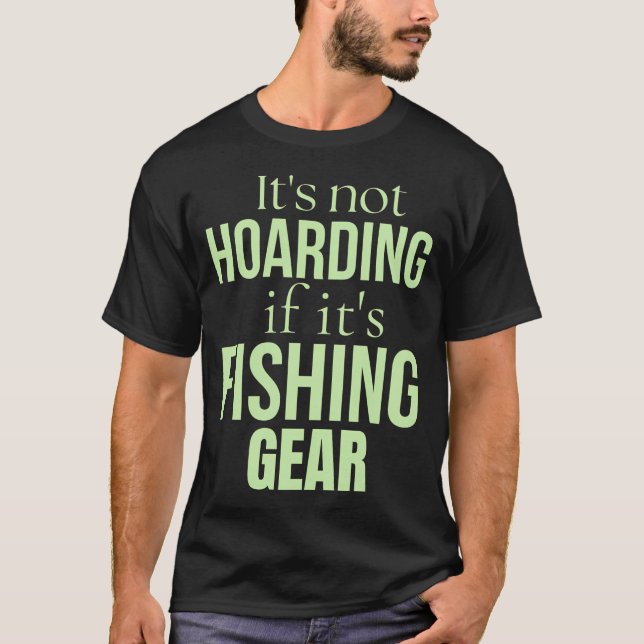 T-shirt drôle de pêcheur amateur de pêche (Devant)
