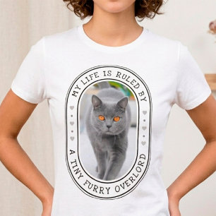 T-shirt Drôle de photo de chat personnalisée "Petit Seigne