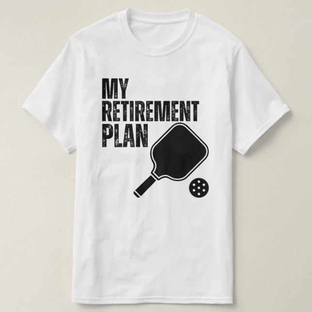 T-shirt drôle de pickleball (Design devant)