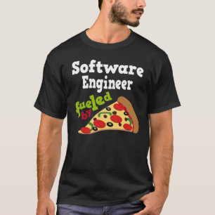 T-shirt (drôle) de pizza de Software Engineer