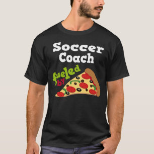 T-shirt (drôle) de pizza d'entraîneur du football