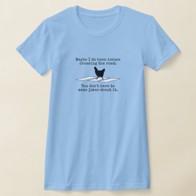 T-shirt drôle de plaisanterie de poulet (Poser)