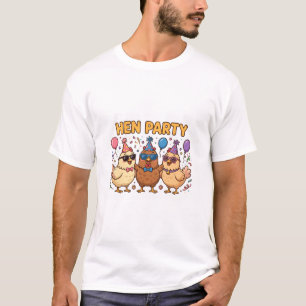 T-Shirt drôle de poule pour EVJF