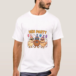 T-Shirt drôle de poule pour EVJF