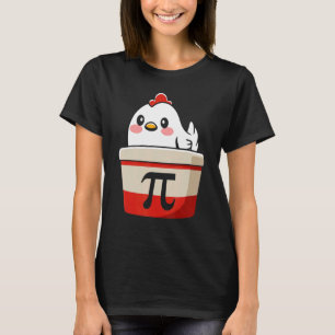 T-shirt drôle de poulet Pot Pi jour tarte amoureux
