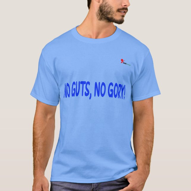 T-shirt drôle de pun Halloween | « Pas de tripes,  (Devant)
