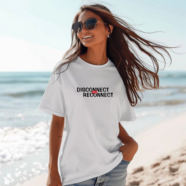 T-shirt drôle de randonnée Se déconnecter pour se  (Créateur téléchargé)
